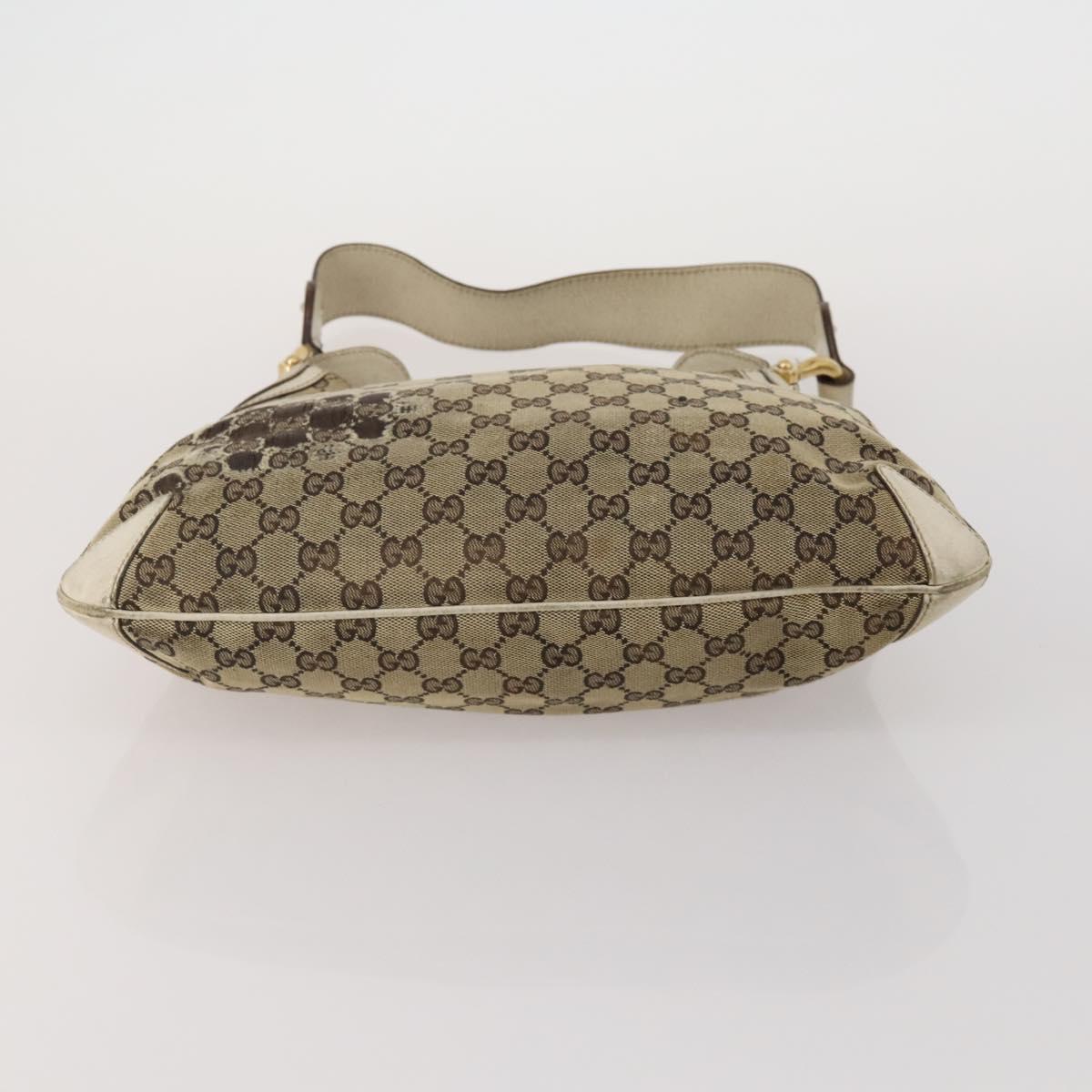 GUCCI GG Canvas Hand Bag 2 Set Beige Auth mr2803