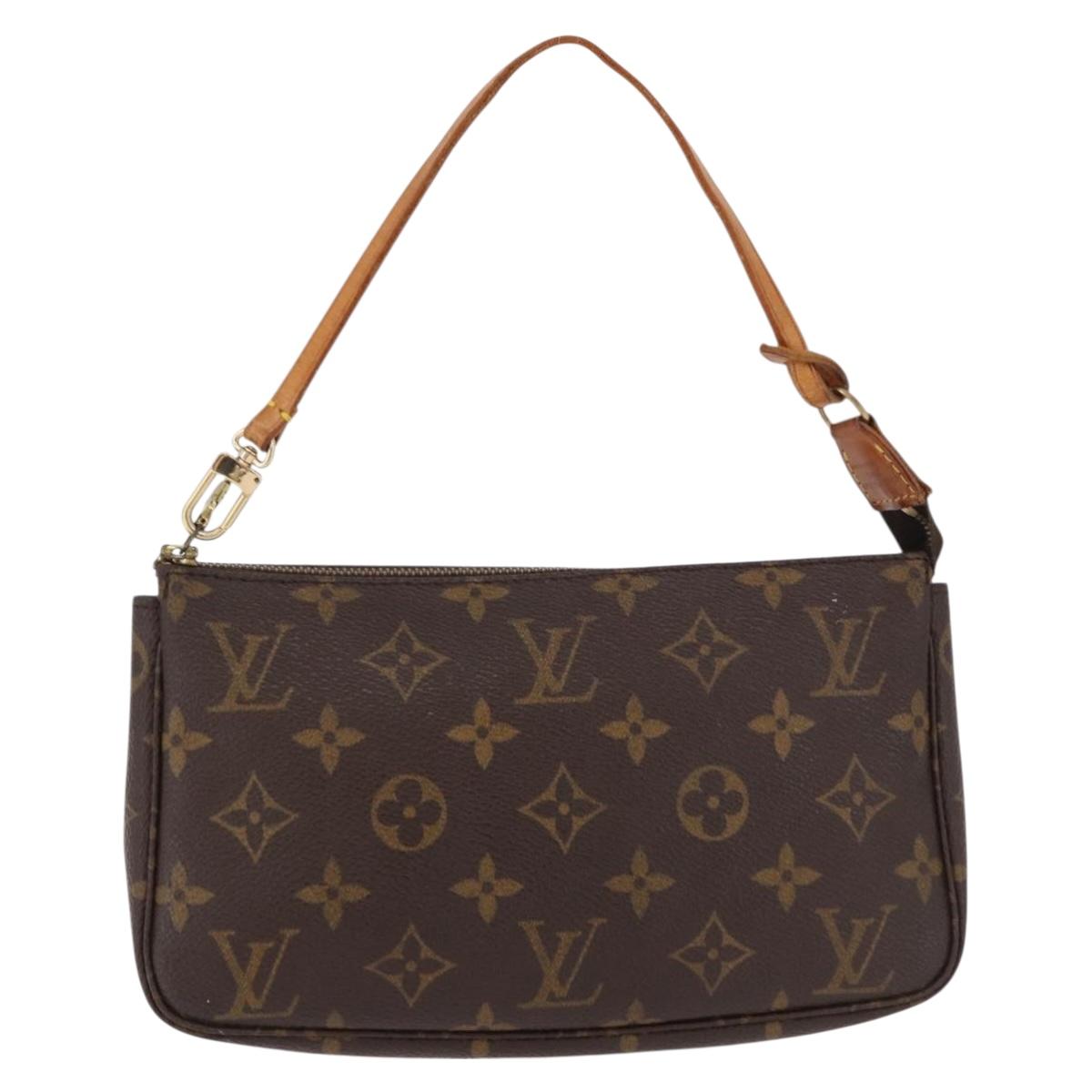 LOUIS VUITTON Monogram Pochette Accessoires Pouch M51980 LV Auth mr2806