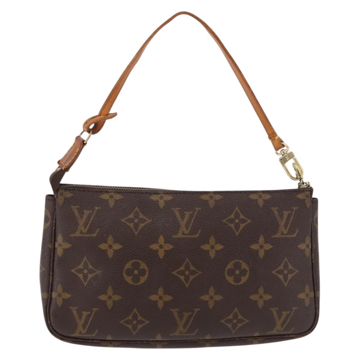 LOUIS VUITTON Monogram Pochette Accessoires Pouch M51980 LV Auth mr2806