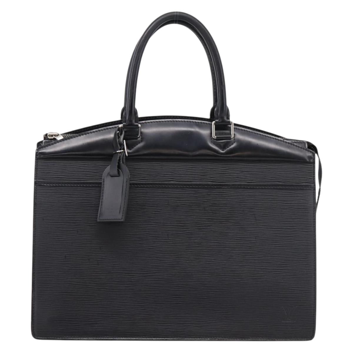 LOUIS VUITTON Epi Riviera Hand Bag Black M48182 LV Auth mr2865