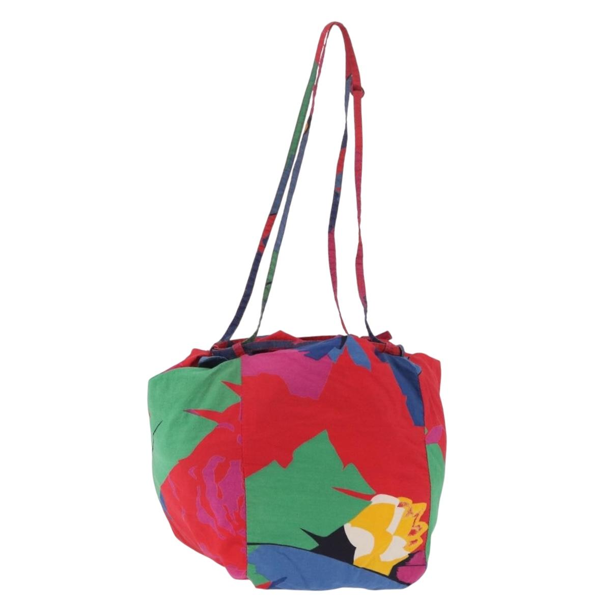 BOTTEGA VENETA Hand Bag Canvas Multicolor Auth mr2869