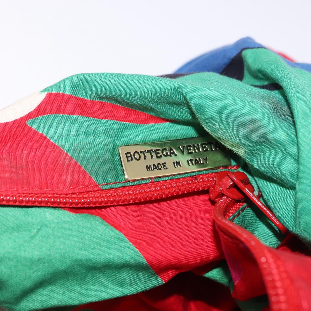 BOTTEGA VENETA Hand Bag Canvas Multicolor Auth mr2869