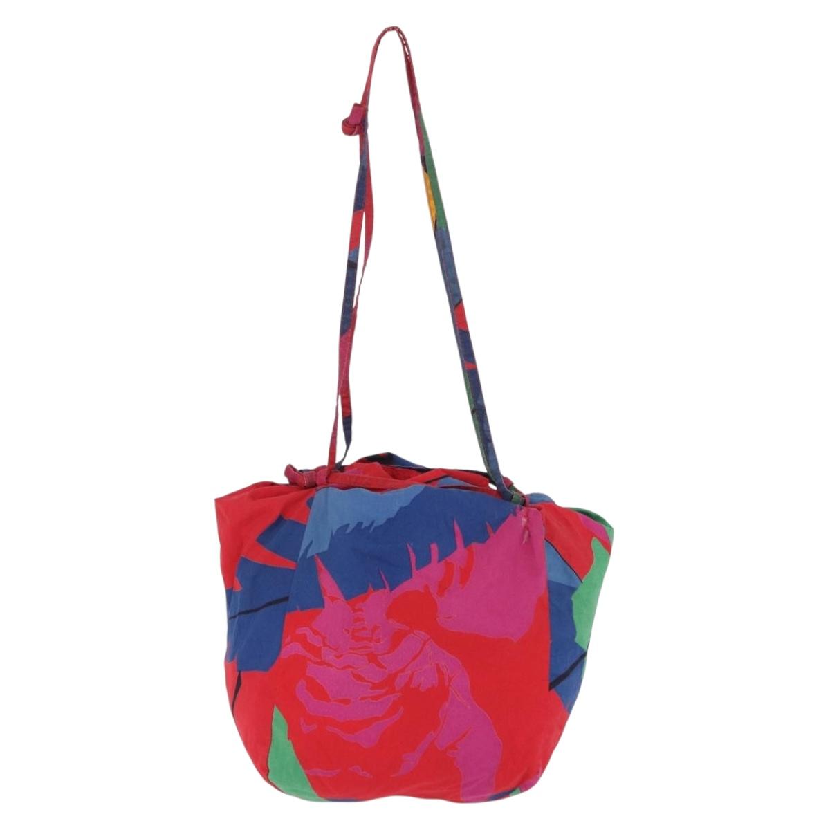 BOTTEGA VENETA Hand Bag Canvas Multicolor Auth mr2869