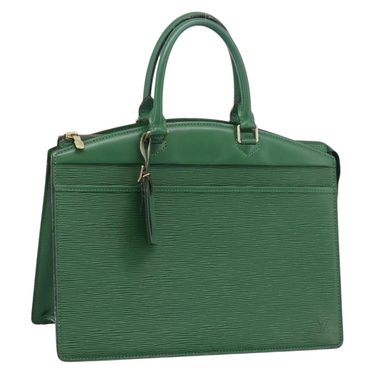 LOUIS VUITTON Epi Riviera Hand Bag Green M48184 LV Auth mr2882