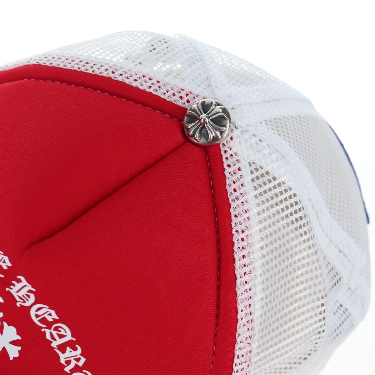 Chrome Hearts Cap Polyester Mesh Red Auth mr2896SM