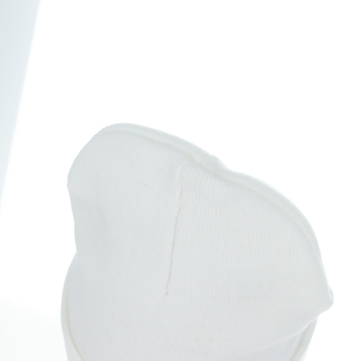 Chrome Hearts Beanie Hat Acrylic White Auth mr2898SM