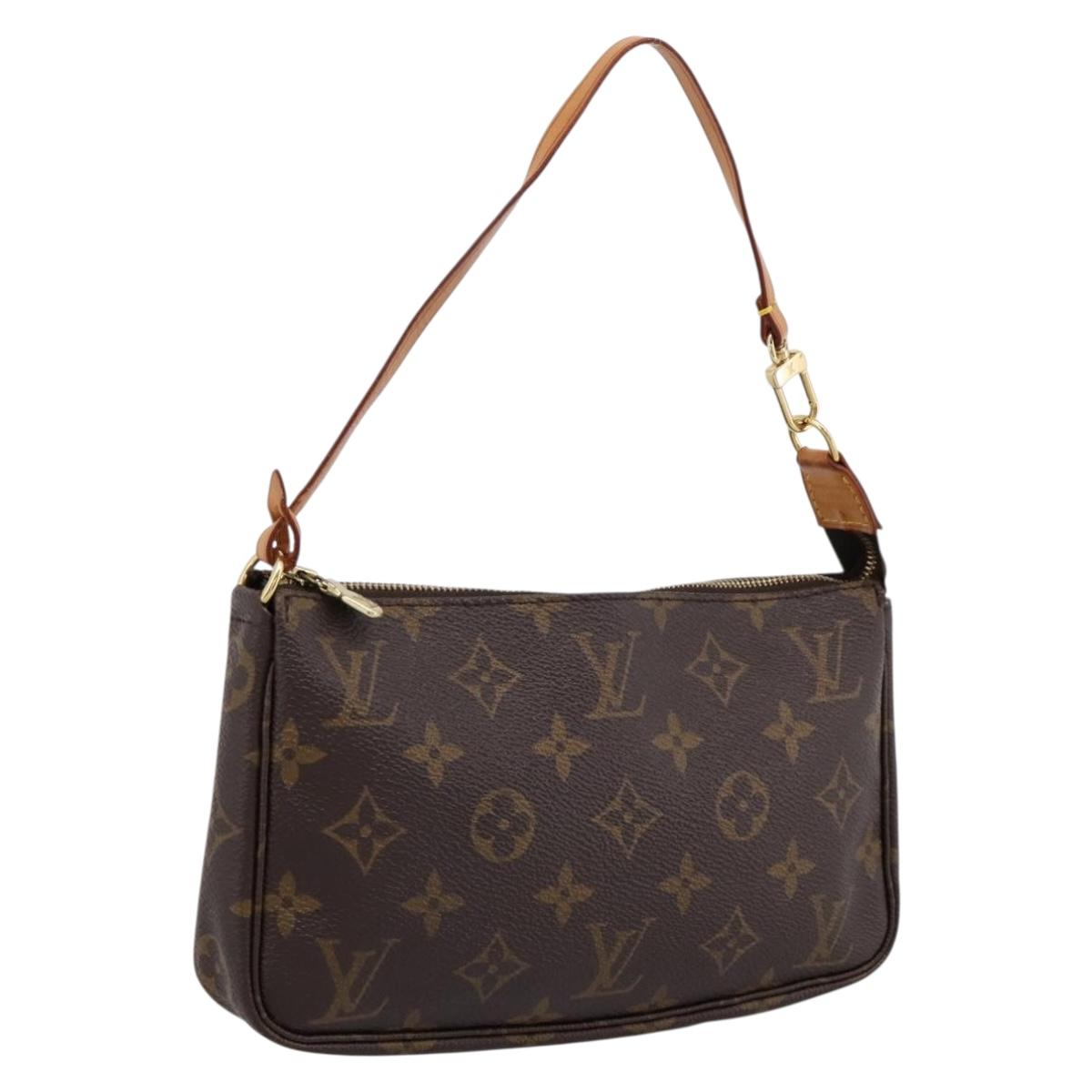 LOUIS VUITTON Monogram Pochette Accessoires Pouch M51980 LV Auth mr2900V