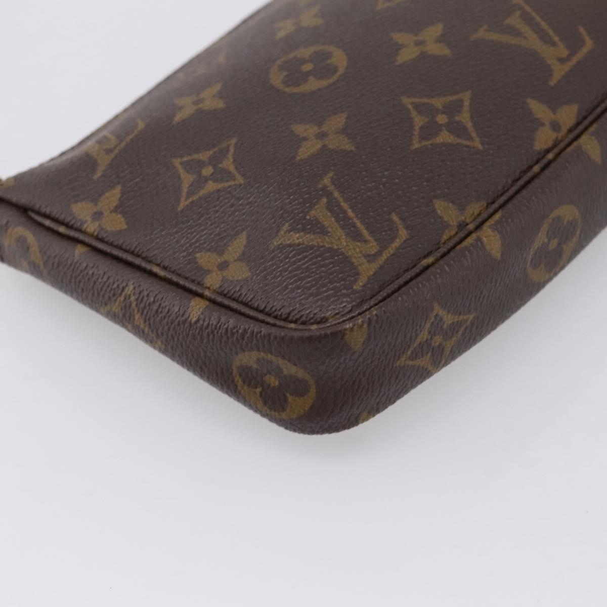 LOUIS VUITTON Monogram Pochette Accessoires Pouch M51980 LV Auth mr2900V
