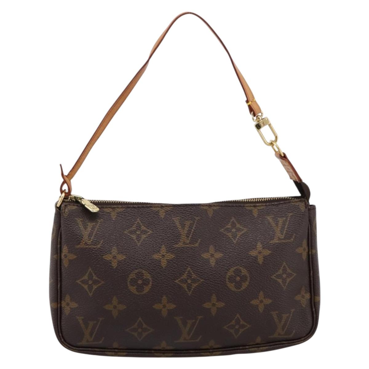 LOUIS VUITTON Monogram Pochette Accessoires Pouch M51980 LV Auth mr2900V