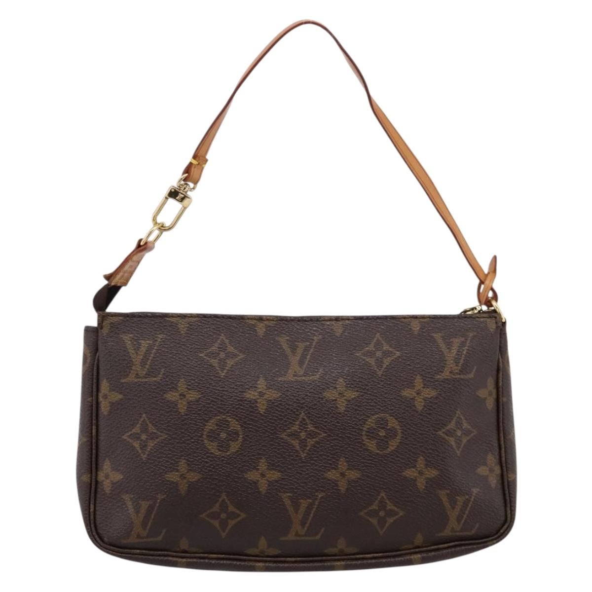 LOUIS VUITTON Monogram Pochette Accessoires Pouch M51980 LV Auth mr2900V