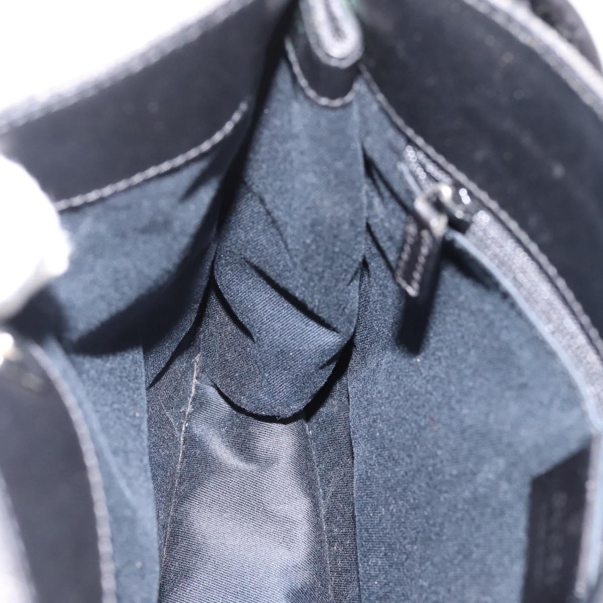 GUCCI GG Canvas Shoulder Bag Black 91762 Auth mr2911