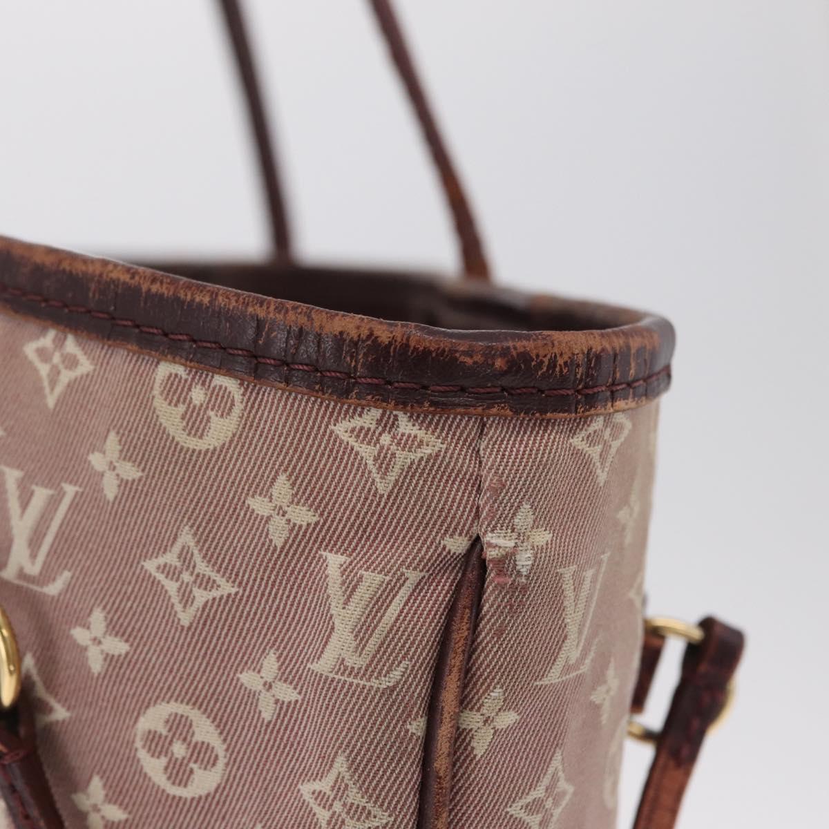 LOUIS VUITTON Monogram Idylle Neverfull MM Tote Bag Sepia M40515 LV Auth mr2915