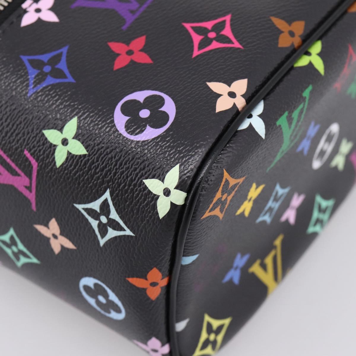 LOUIS VUITTON Monogram Multicolor Nice Mini Pouch Black M13747 LV Auth mr2917SM