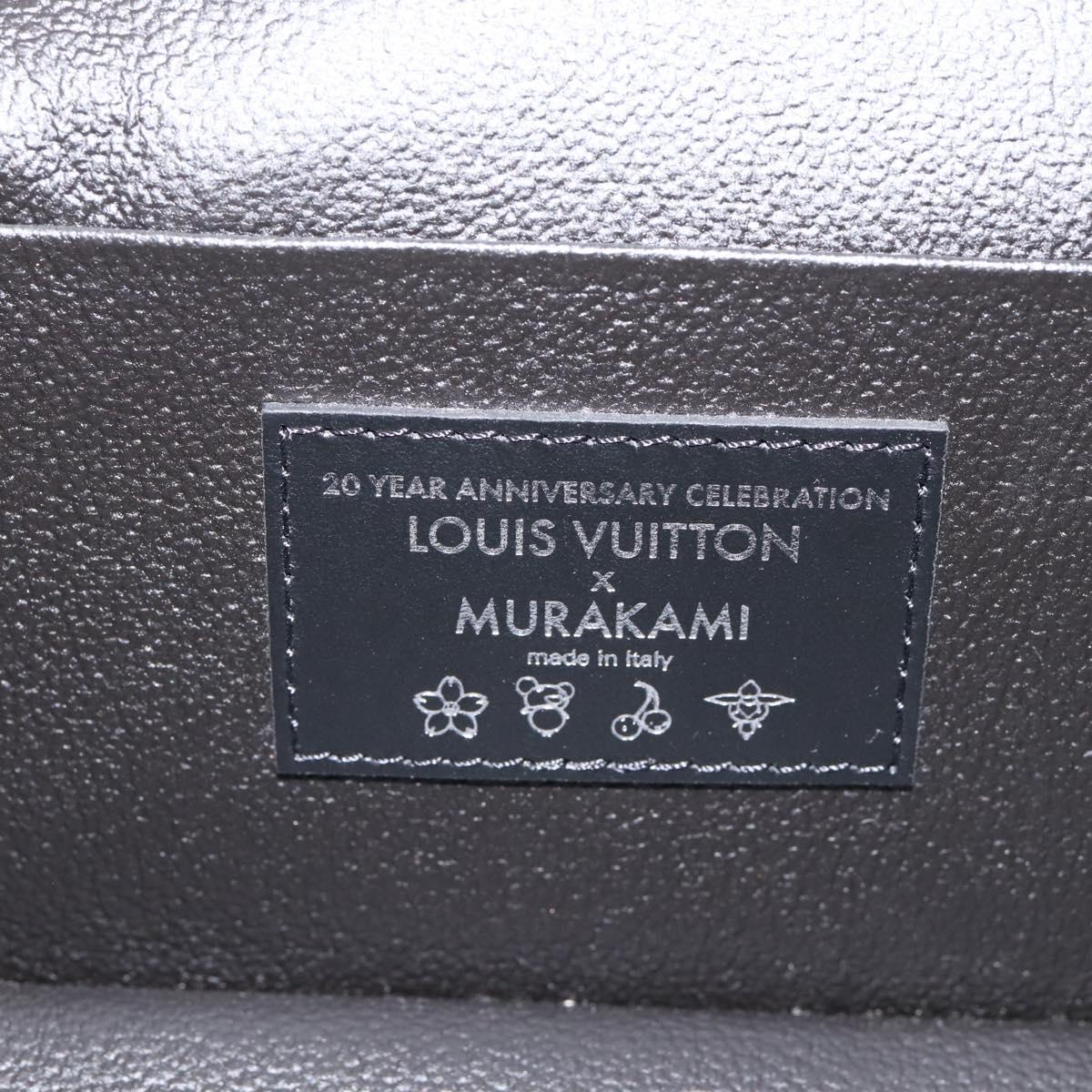 LOUIS VUITTON Monogram Multicolor Nice Mini Pouch Black M13747 LV Auth mr2917SM