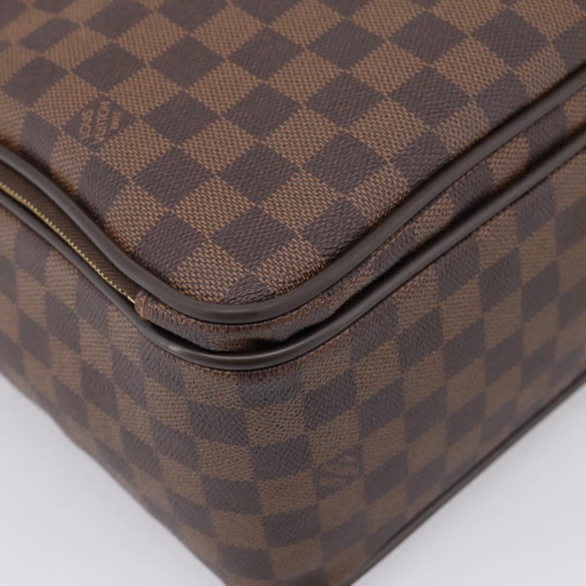 LOUIS VUITTON Damier Ebene Ikar Business Bag 2way N23252 LV Auth mr2918V
