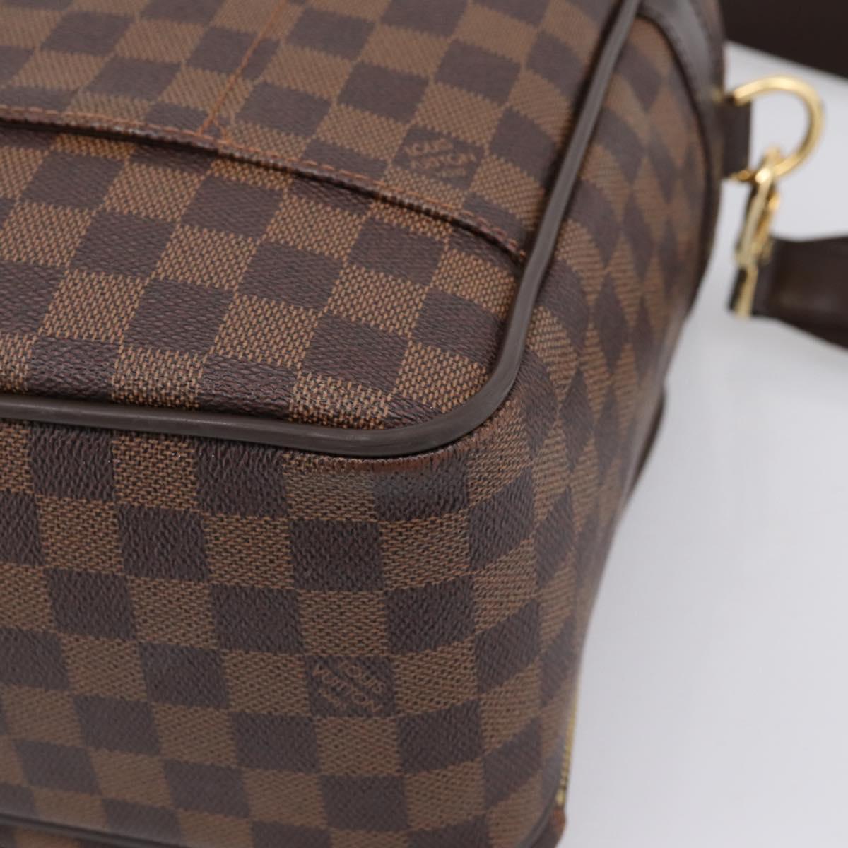 LOUIS VUITTON Damier Ebene Ikar Business Bag 2way N23252 LV Auth mr2918V