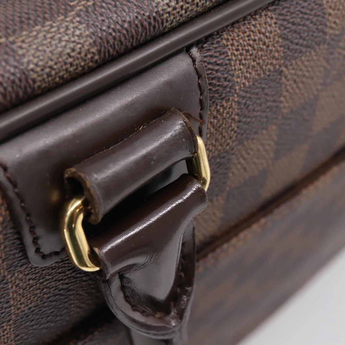 LOUIS VUITTON Damier Ebene Ikar Business Bag 2way N23252 LV Auth mr2918V