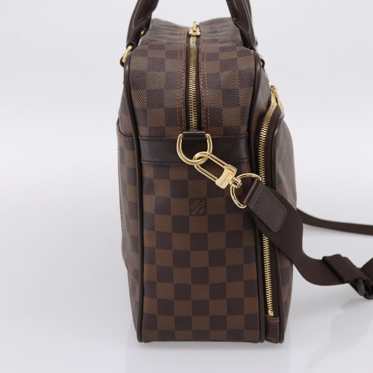 LOUIS VUITTON Damier Ebene Ikar Business Bag 2way N23252 LV Auth mr2918V