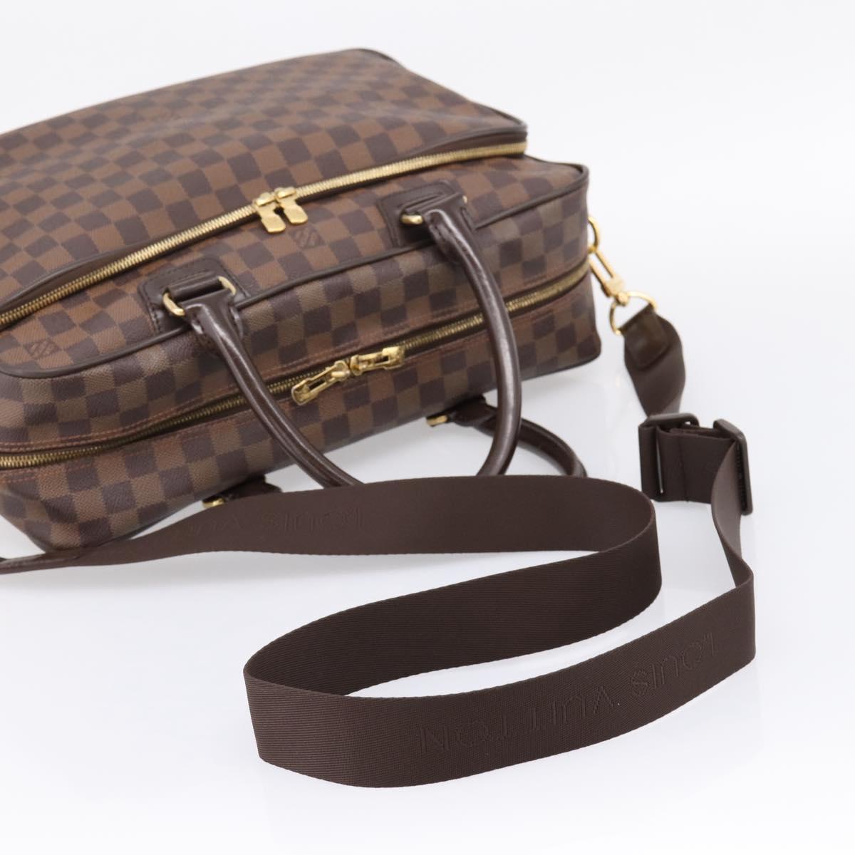 LOUIS VUITTON Damier Ebene Ikar Business Bag 2way N23252 LV Auth mr2918V