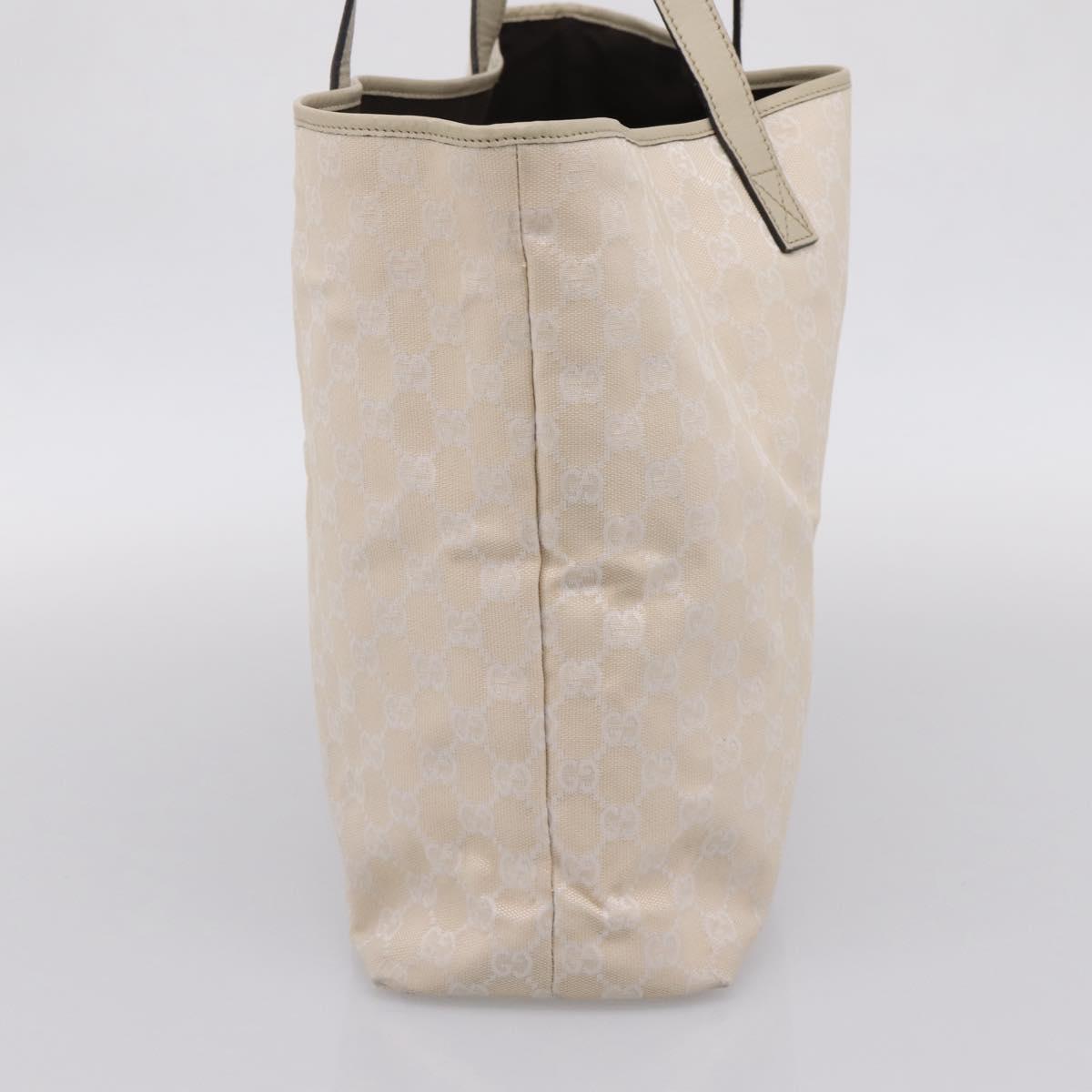 GUCCI GG Canvas Tote Bag Outlet Beige 257245 Auth mr2947A