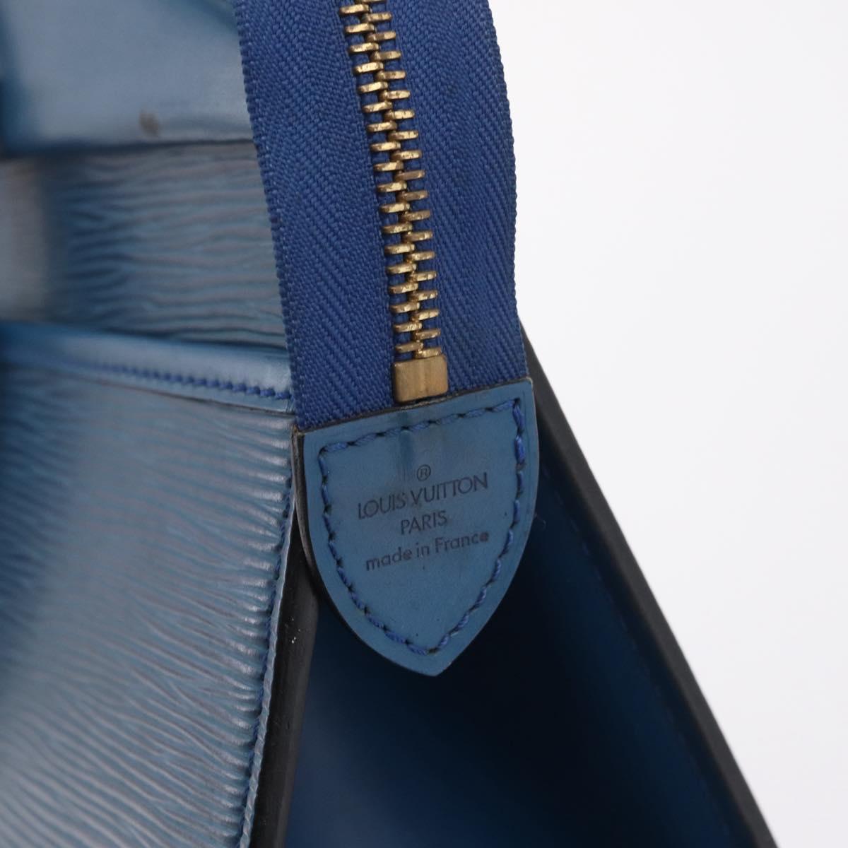LOUIS VUITTON Epi Riviera Hand Bag Blue M48185 LV Auth mr2965