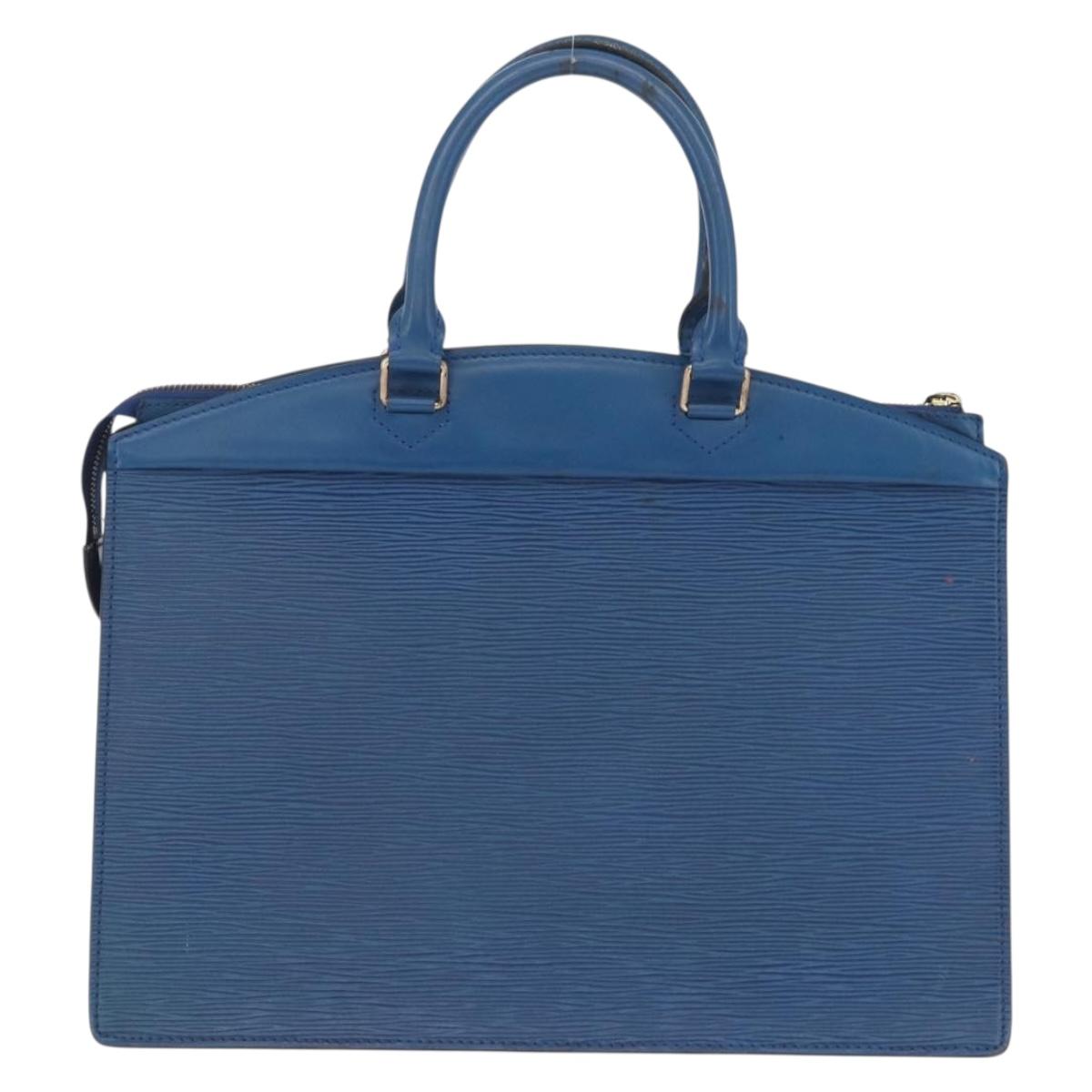 LOUIS VUITTON Epi Riviera Hand Bag Blue M48185 LV Auth mr2965