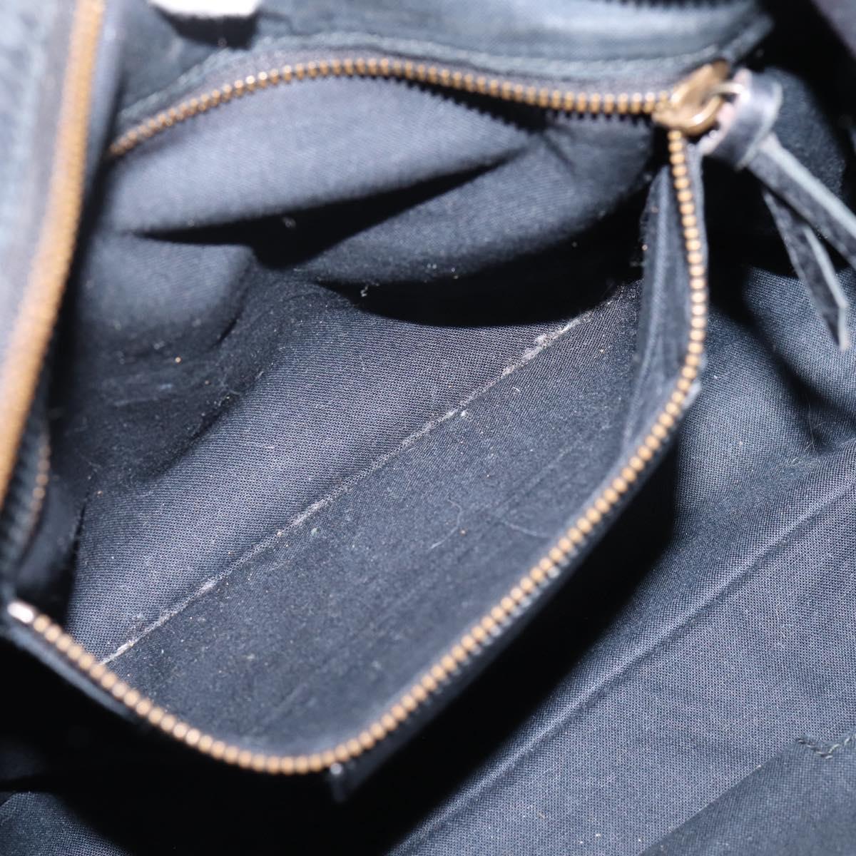 Balenciaga The Town Hand Bag Leather 2way Black 240579 Auth mr2969SAM