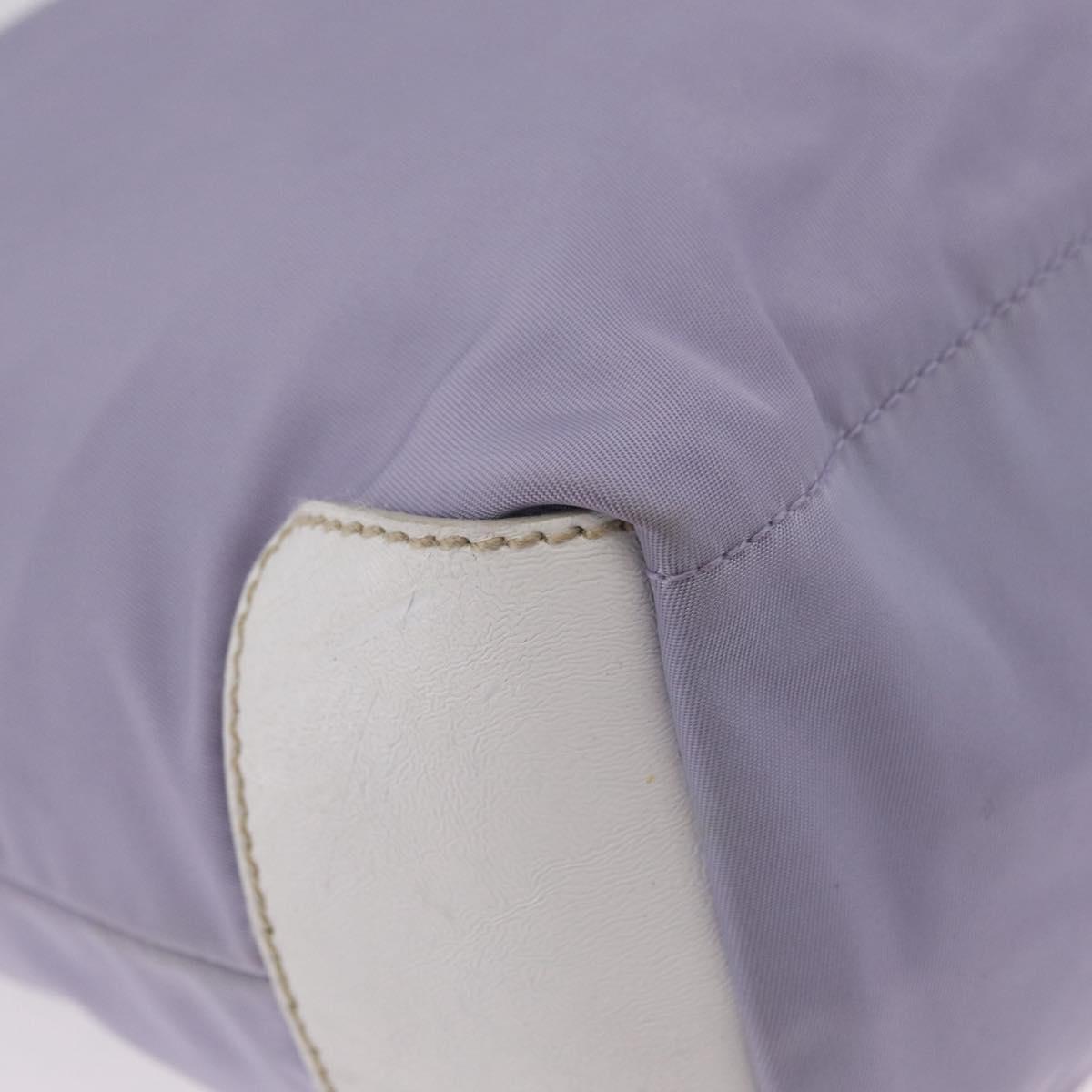 PRADA Shoulder Bag Nylon Purple Silver Auth mr2990