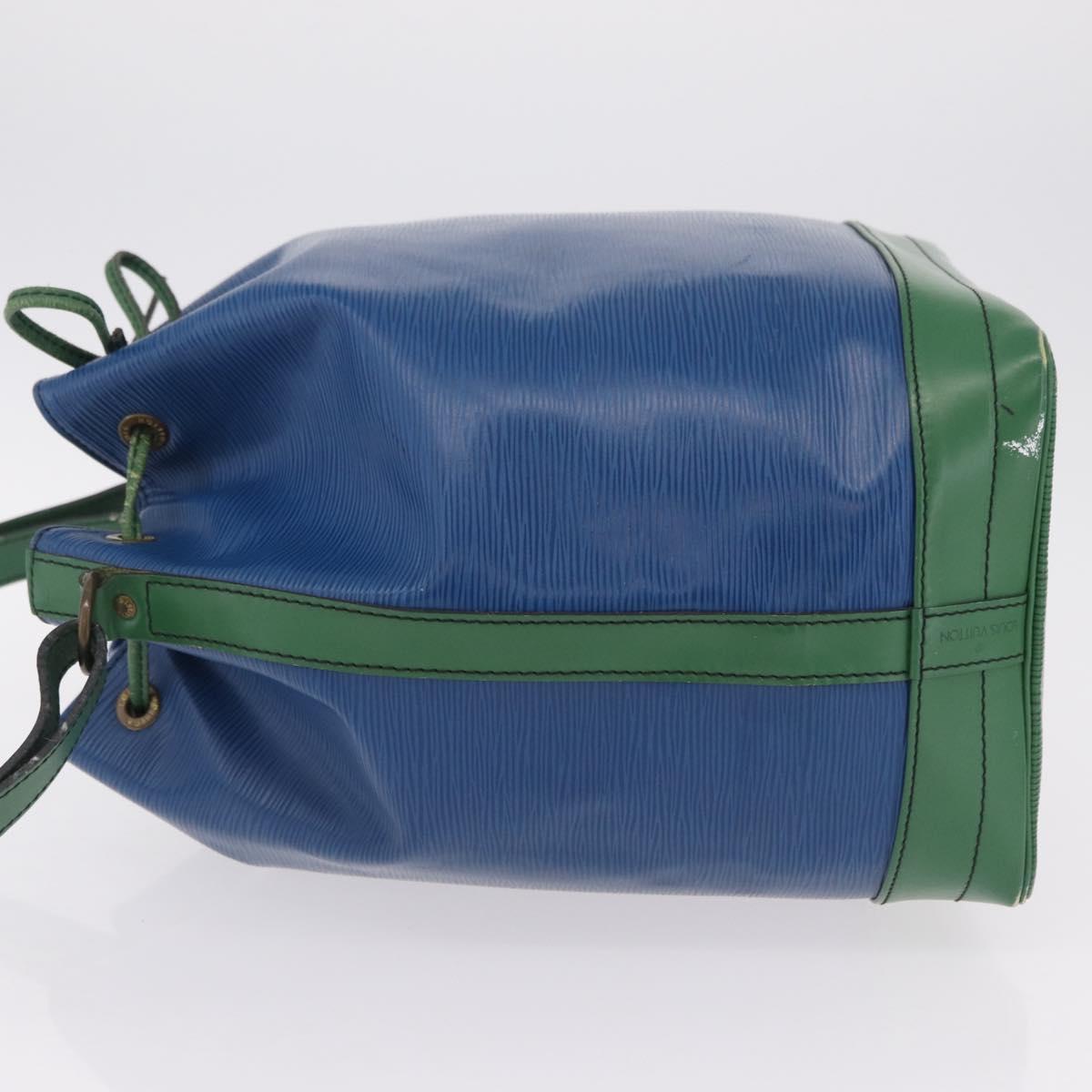 LOUIS VUITTON Epi Noe Shoulder Bag Green Blue M44044 LV Auth mr2992