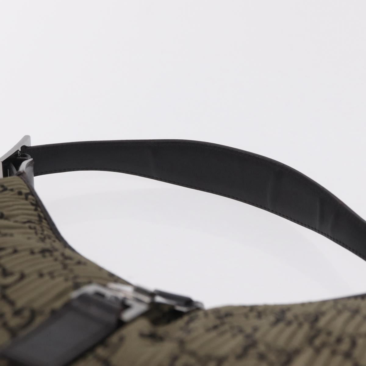 GUCCI GG Canvas Jackie Shoulder Bag Brown Silver 001 3306 Auth mr3000V