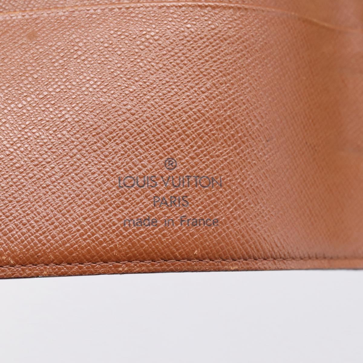LOUIS VUITTON Monogram Agenda MM Day Planner Cover R20105 LV Auth mr3007