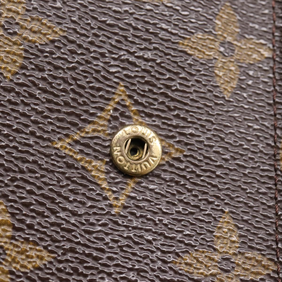 LOUIS VUITTON Monogram Agenda MM Day Planner Cover R20105 LV Auth mr3007