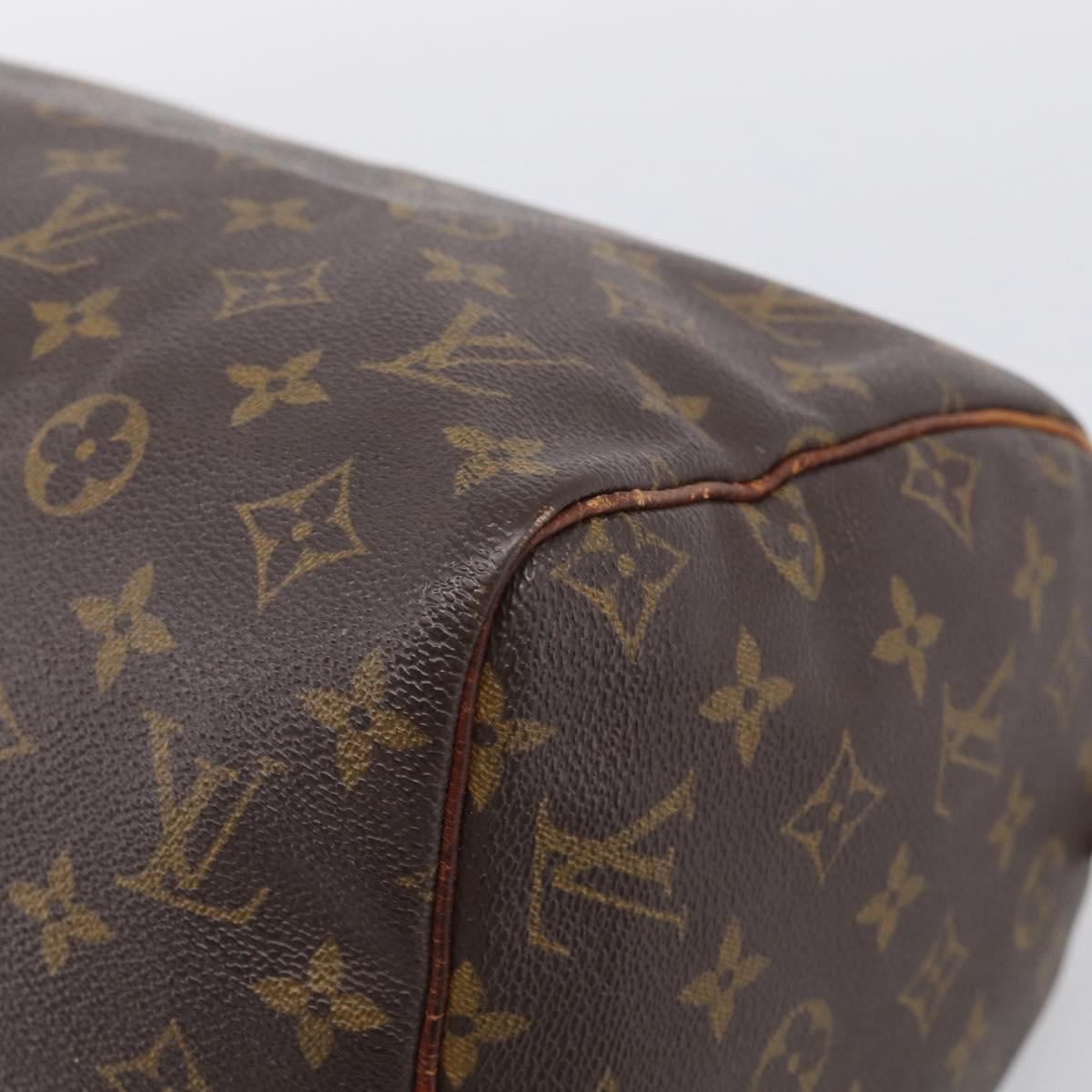 LOUIS VUITTON Monogram Speedy 30 Hand Bag M41526 LV Auth mr3009