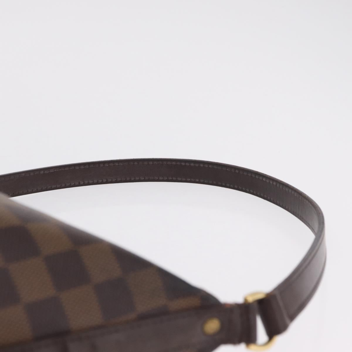 LOUIS VUITTON Damier Ebene Illovo MM Shoulder Bag N51995 LV Auth mr3011