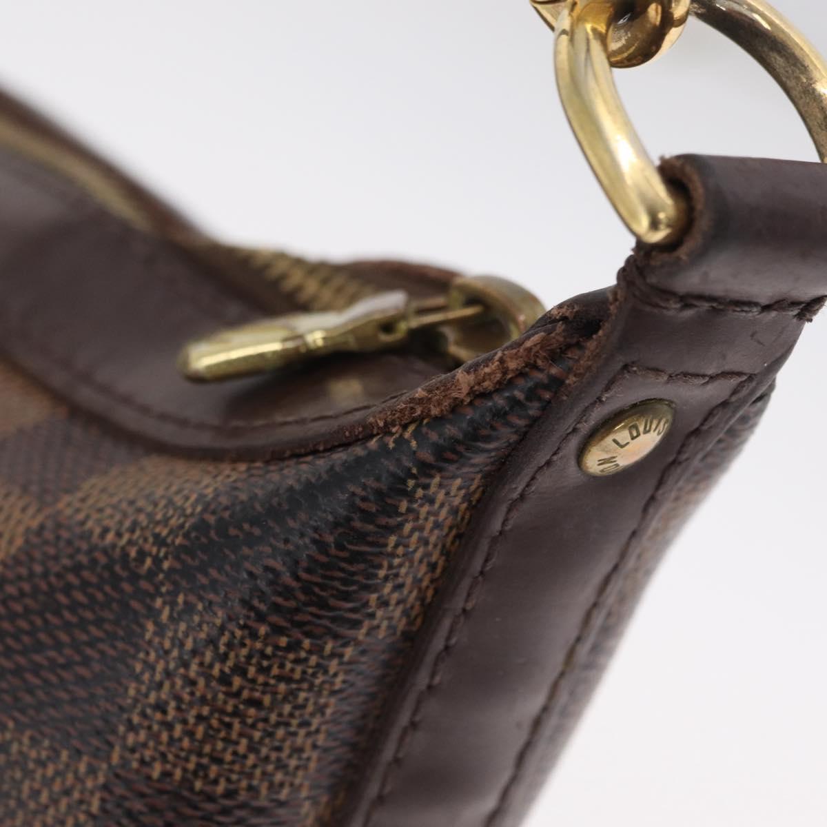LOUIS VUITTON Damier Ebene Illovo MM Shoulder Bag N51995 LV Auth mr3011