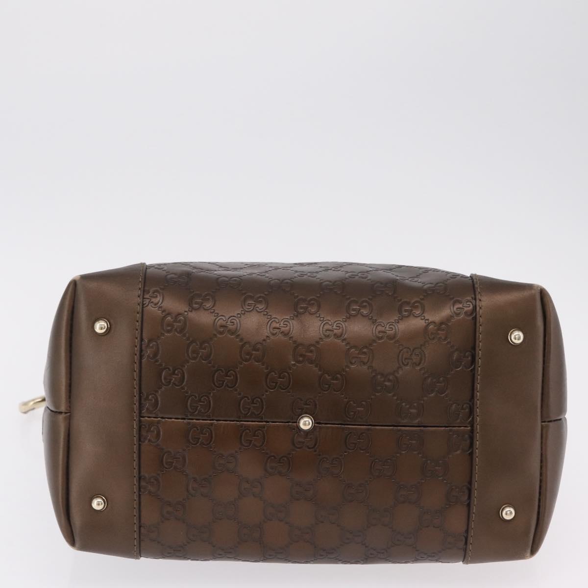 GUCCI GuccissimaGG Shoulder Bag Leather Bronze Gold Tone 269958 Auth mr3015A