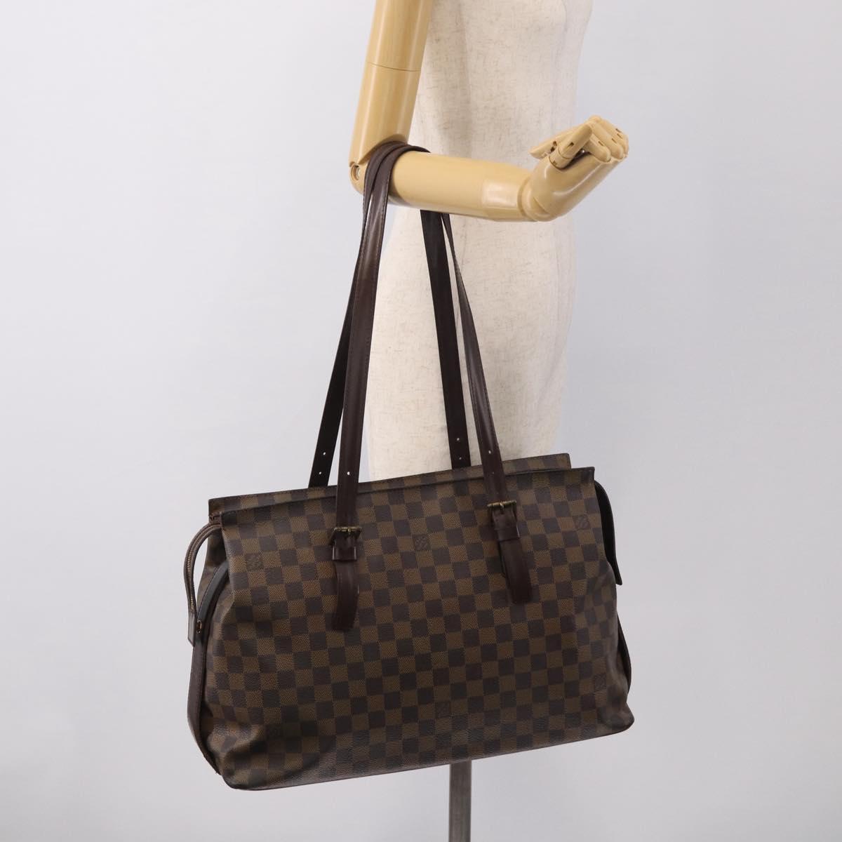LOUIS VUITTON Damier Ebene Chelsea Tote Bag N51119 LV Auth mr3016