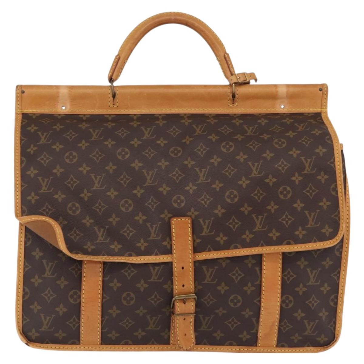 LOUIS VUITTON Monogram Sac Chas Boston Bag M41141 LV Auth mr3018