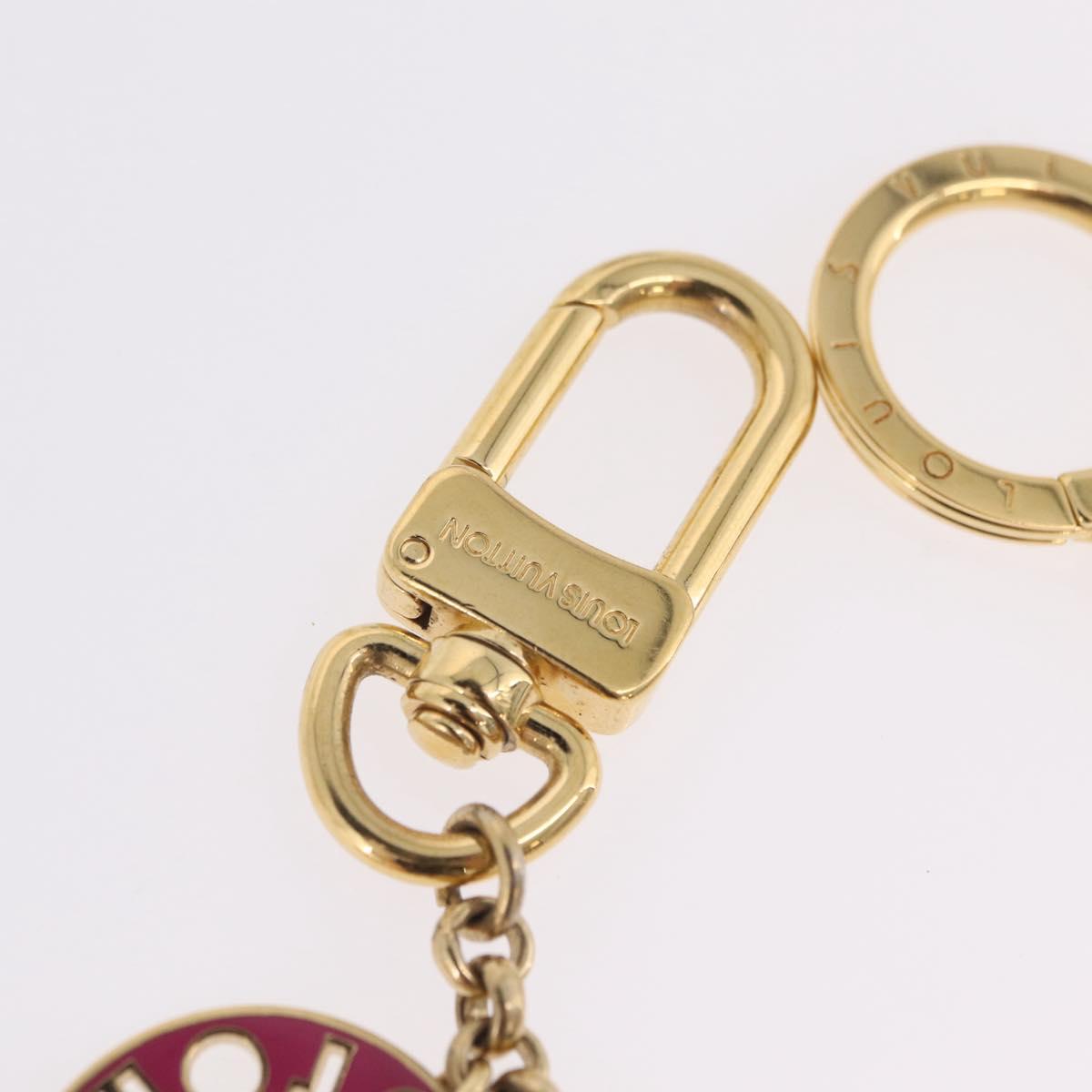 LOUIS VUITTON Porte Cles Chainne Looping Metal Multicolor M66005 LV Auth mr3034A