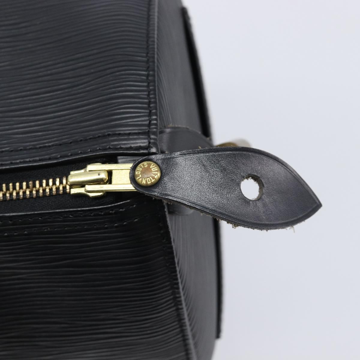 LOUIS VUITTON Epi Speedy 30 Hand Bag Noir black M43002 LV Auth mr3042V