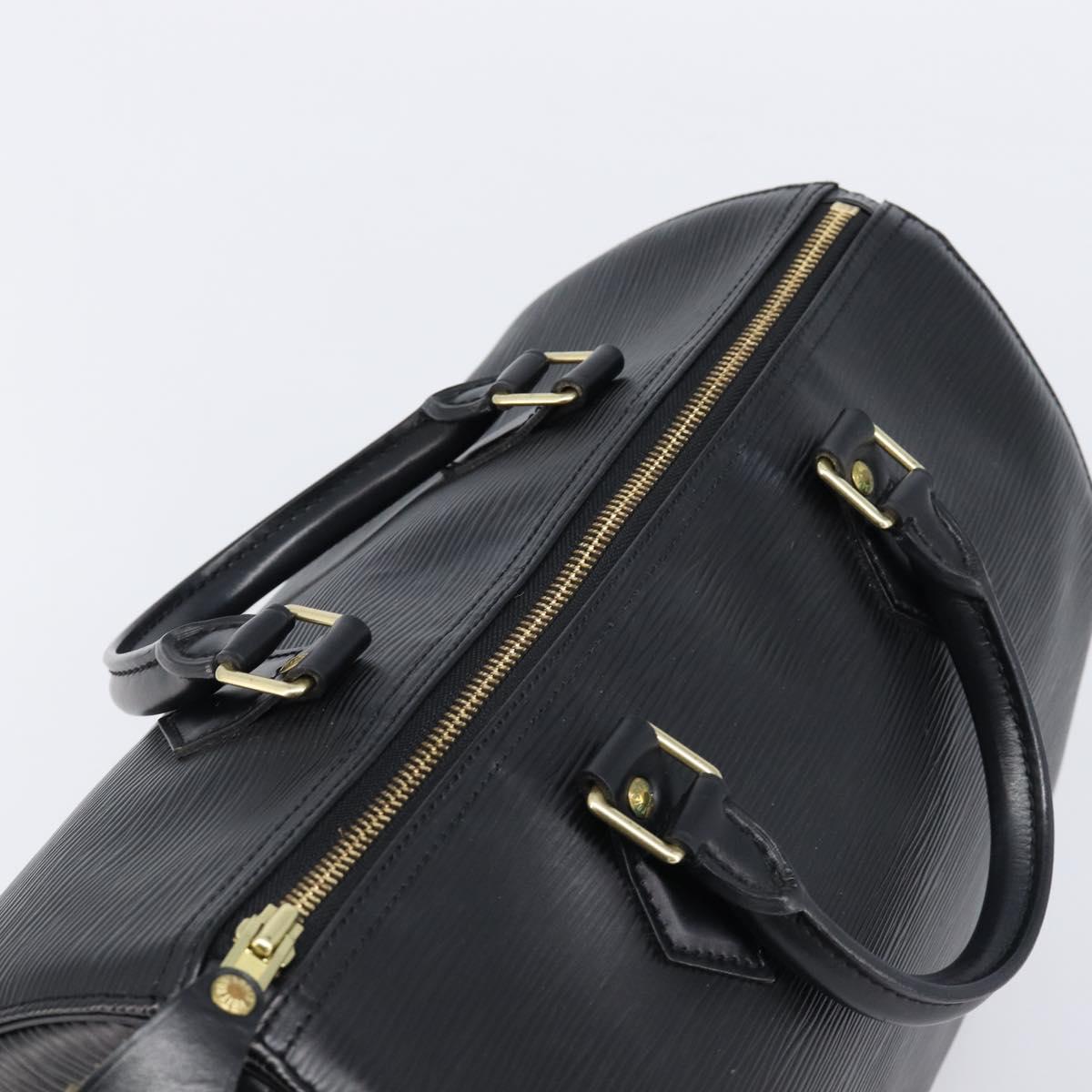 LOUIS VUITTON Epi Speedy 30 Hand Bag Noir black M43002 LV Auth mr3042V