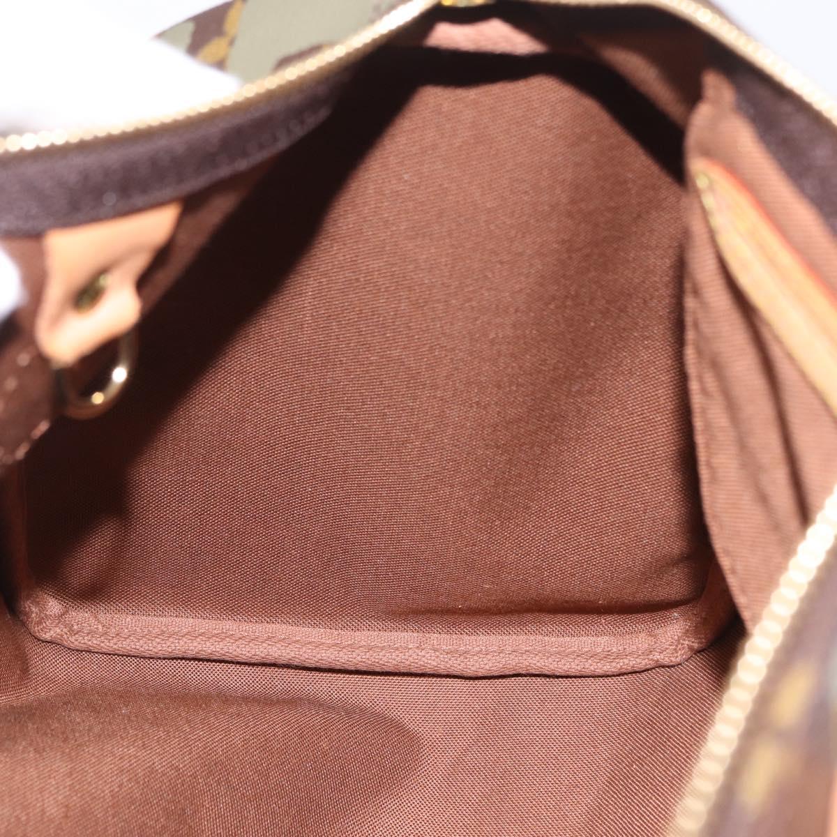 LOUIS VUITTON Monogram Graffiti Speedy 30 Hand Bag Khaki M92194 LV Auth mr3054SAV