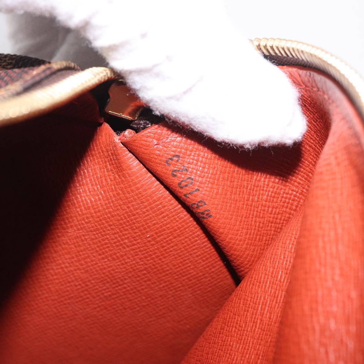 LOUIS VUITTON Damier Ebene Papillon 30 Hand Bag N51303 LV Auth mr3061V