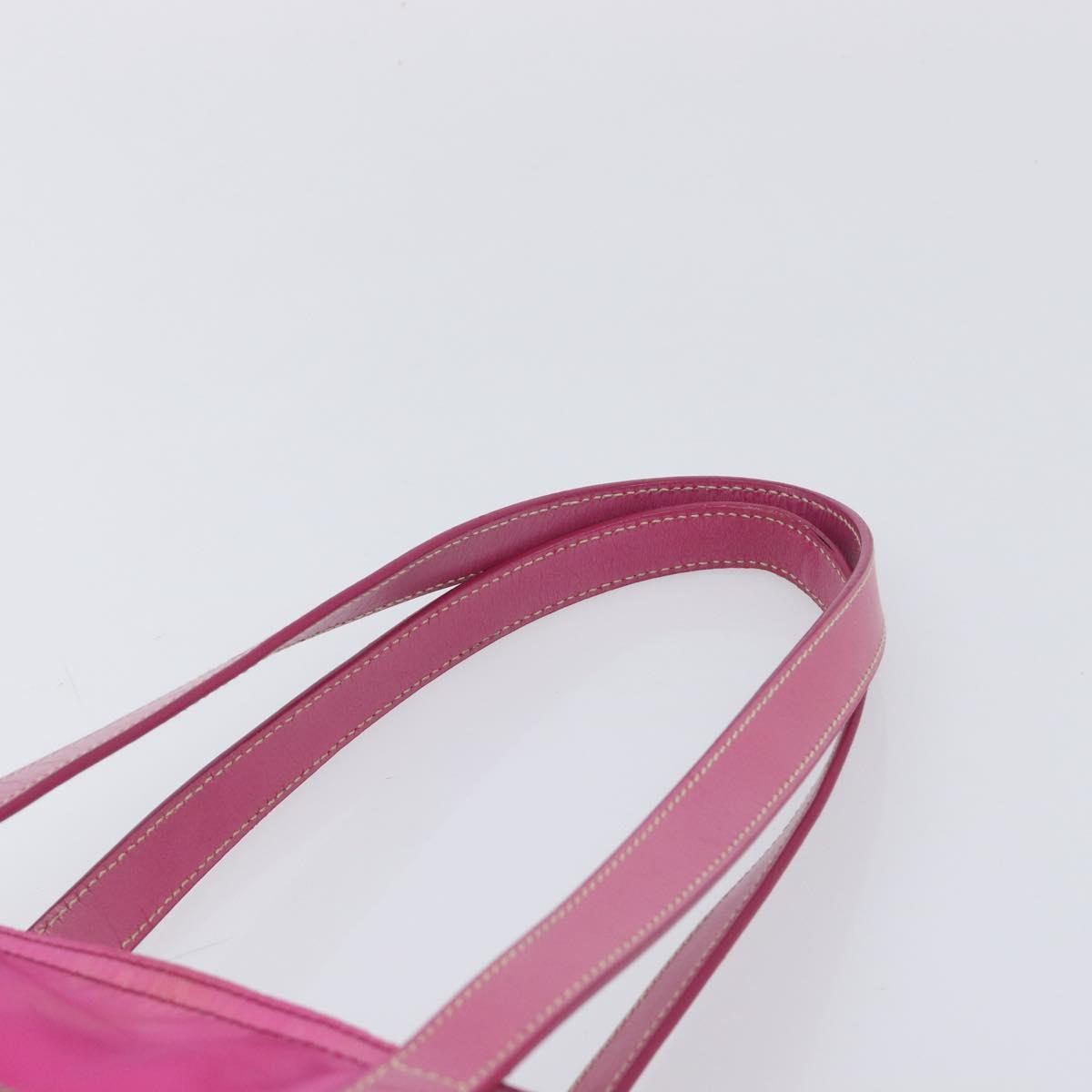 PRADA Tote Bag Nylon 2 Set Pink Black Auth mr3075