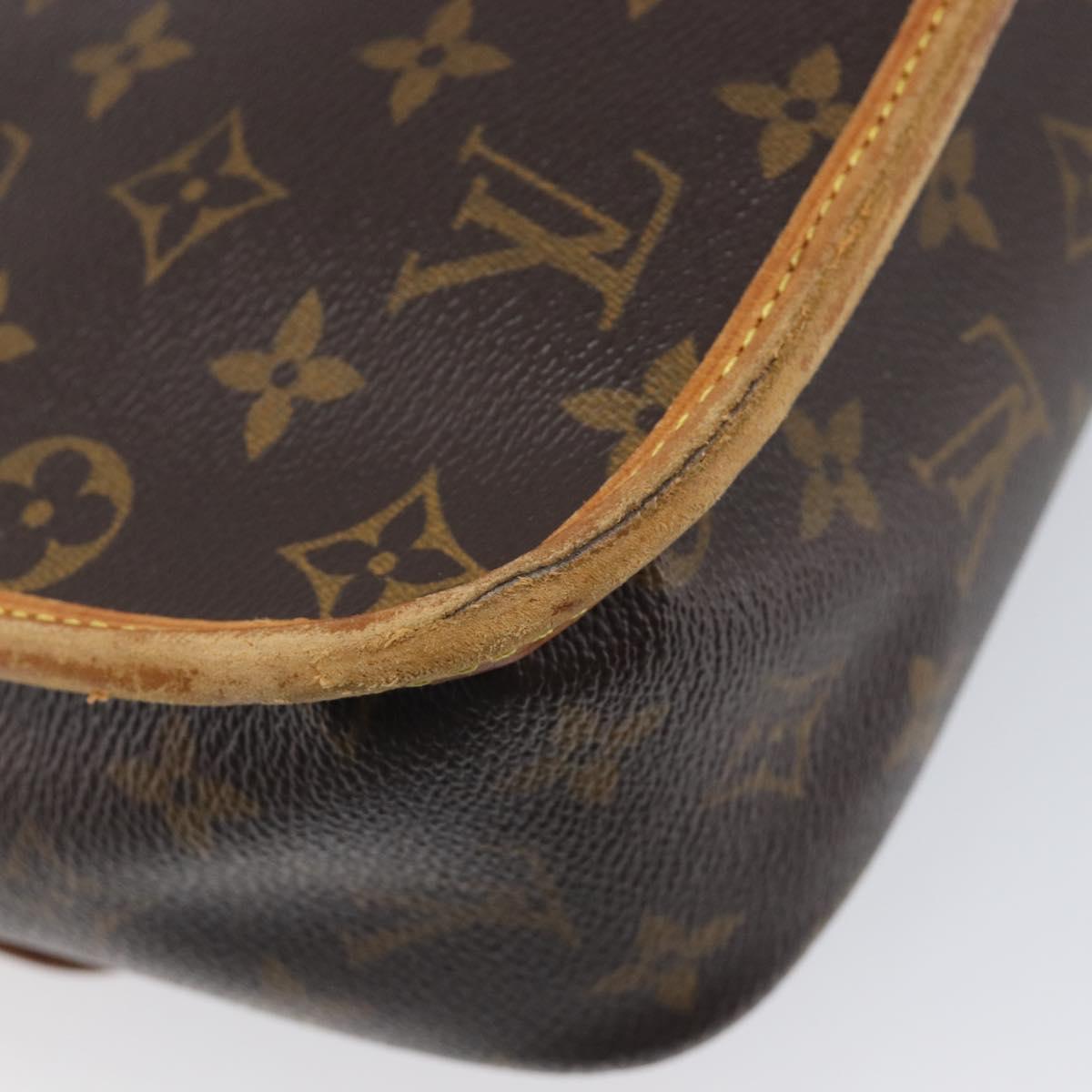 LOUIS VUITTON Monogram Sologne Shoulder Bag M42250 LV Auth mr3083