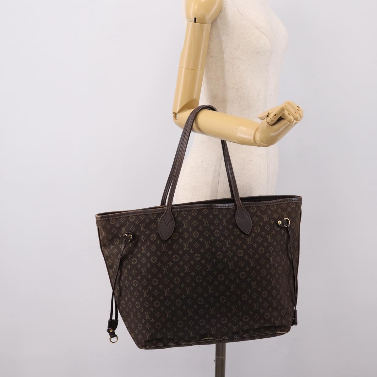 LOUIS VUITTON Monogram Idylle Neverfull MM Tote Bag Fuzan M40513 LV Auth mr3086