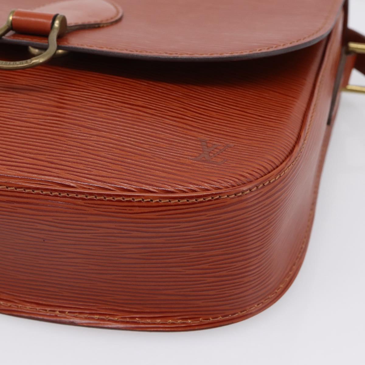 LOUIS VUITTON Epi Saint Cloud GM Shoulder Bag Brown M52193 LV Auth mr3090A