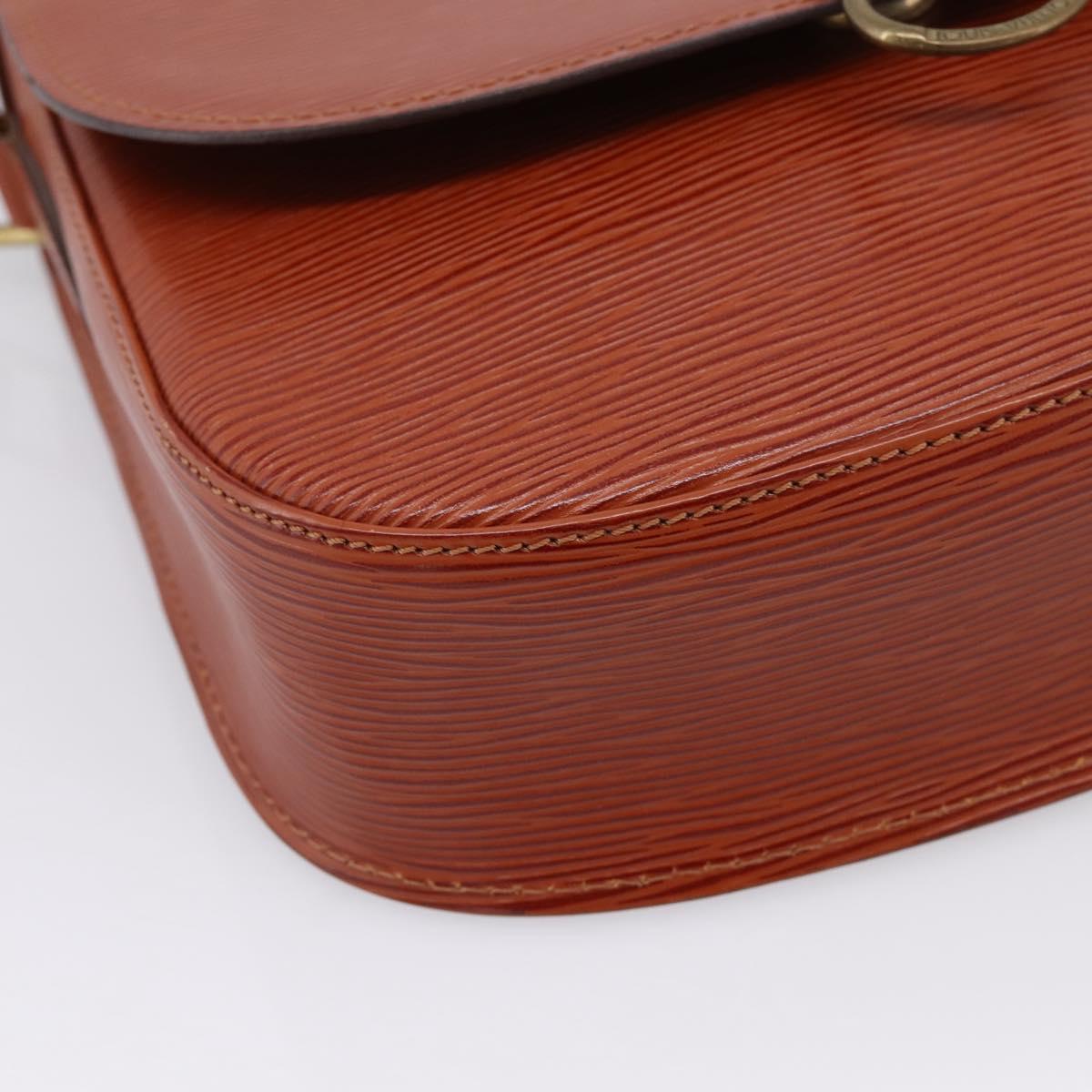 LOUIS VUITTON Epi Saint Cloud GM Shoulder Bag Brown M52193 LV Auth mr3090A