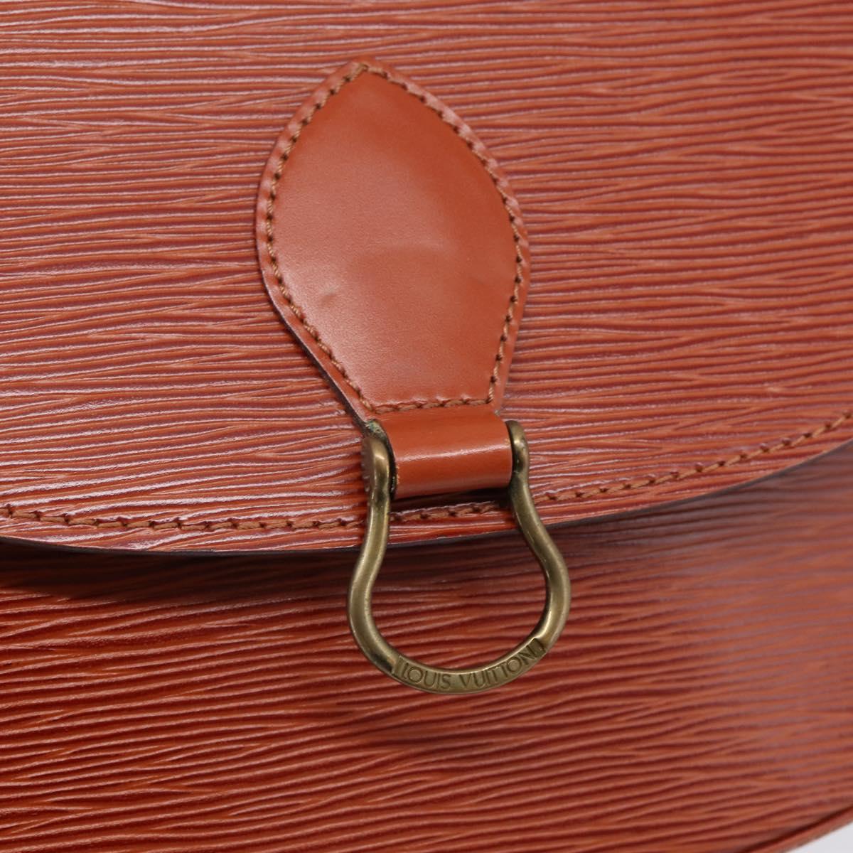 LOUIS VUITTON Epi Saint Cloud GM Shoulder Bag Brown M52193 LV Auth mr3090A
