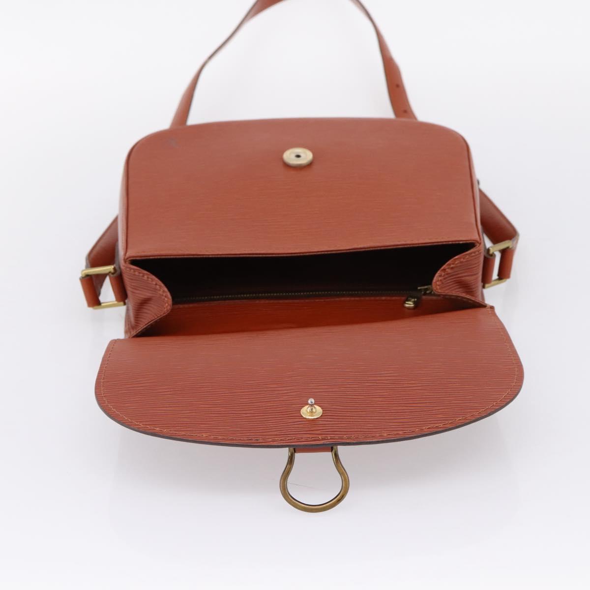 LOUIS VUITTON Epi Saint Cloud GM Shoulder Bag Brown M52193 LV Auth mr3090A